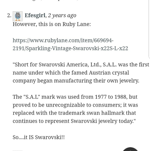 Vintage gold & emerald Swarovski gold diamond S.A.L. 1980's clip on earrings - Picture 6 of 6